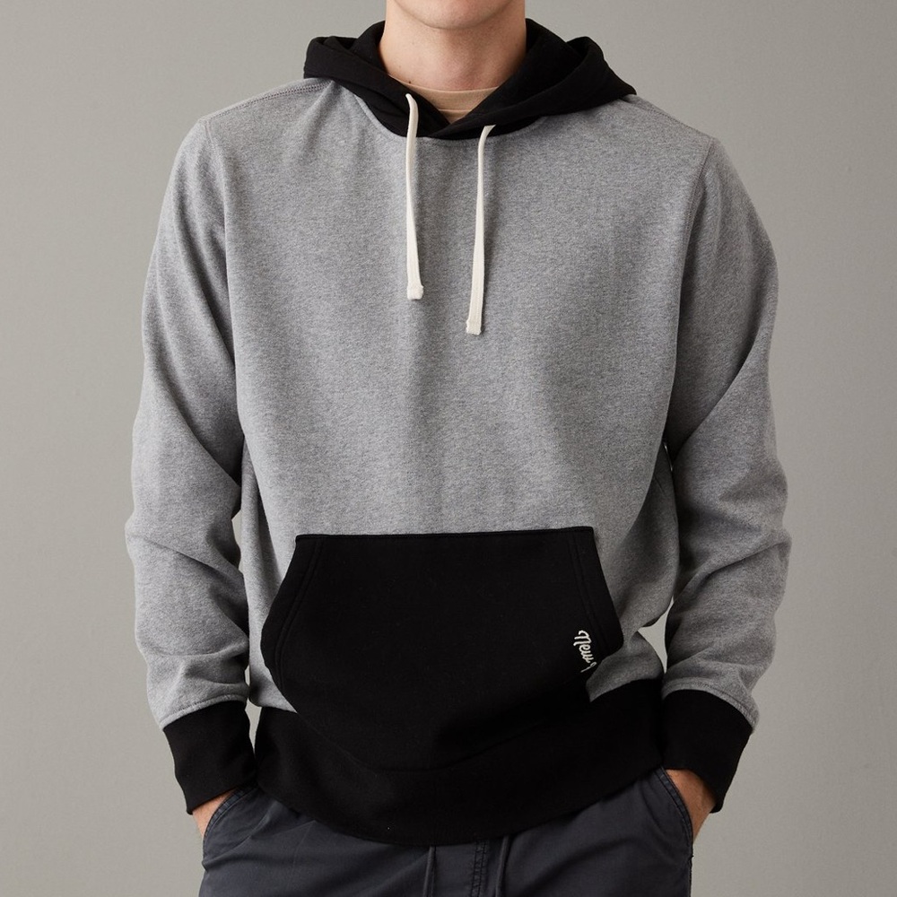 Gray and Black Hoodie